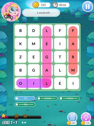 Word search find hidden wordsのおすすめ画像2