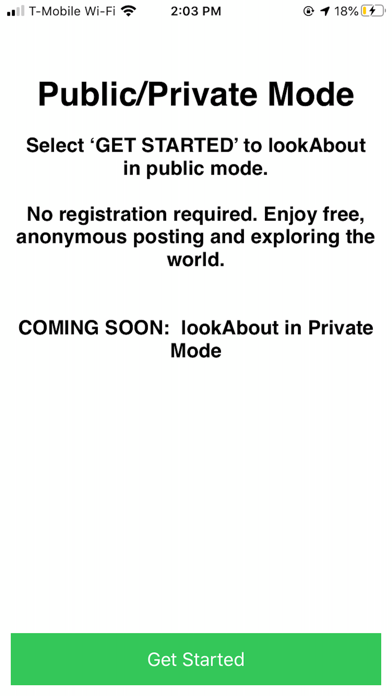 lookAbout - See the World iPhone screenshot 6 - Social Networking app
