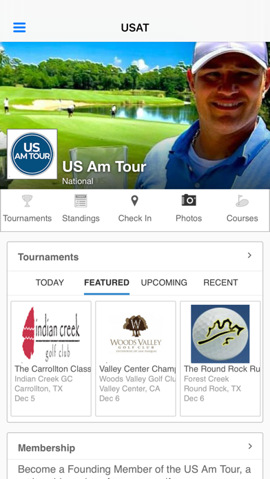 US Am Tour Screenshot