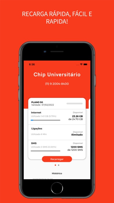 Chip Universitário Screenshot