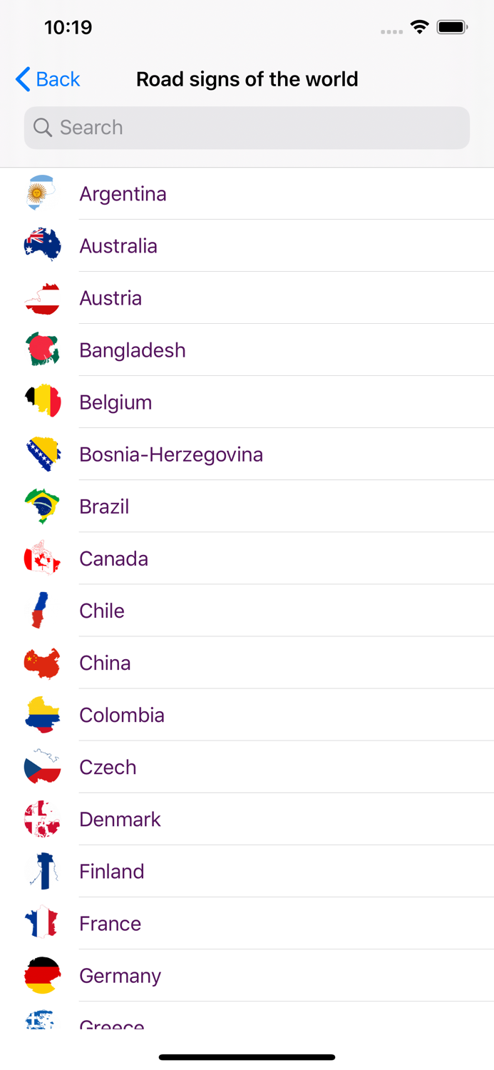 Road signs world Light