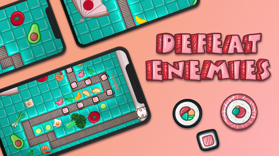 #1. Sushi Bar Tower Defense (iOS) 来自: Koopa Studio s.r.o.