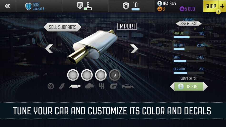 #7. Top Speed: Drag & Fast Racing (iOS) By: T-Bull S.A.