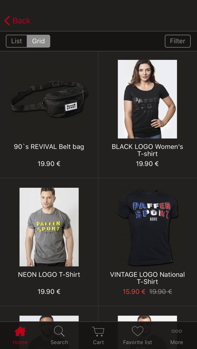 Paffen Sport Boxing Shop Screenshot