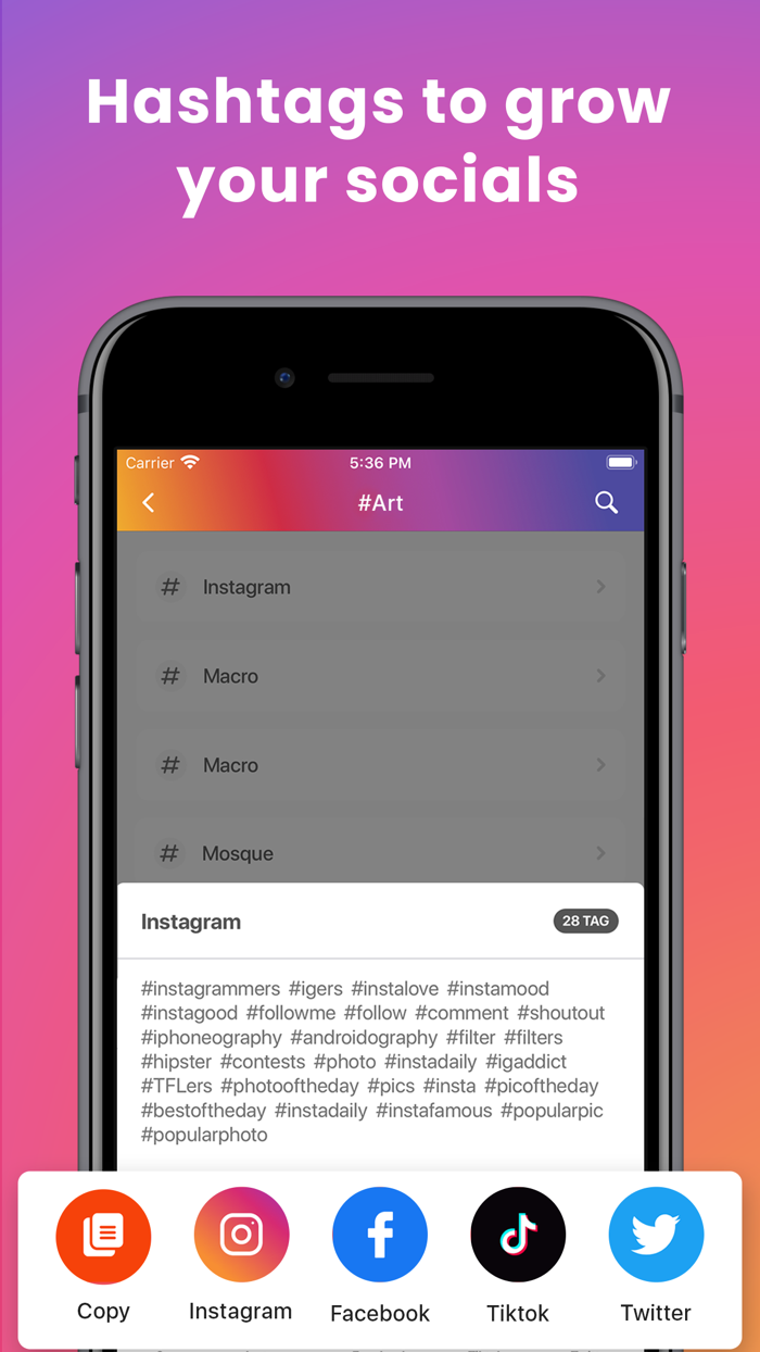 Hashtagify - Hashtag Generator