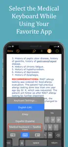 Spellex Medical Keyboard screenshot #3 for iPhone