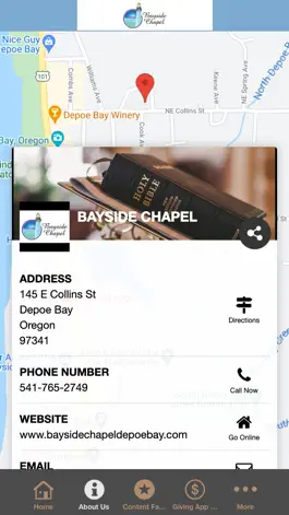 Game screenshot Bayside Chapel Depoe Bay apk