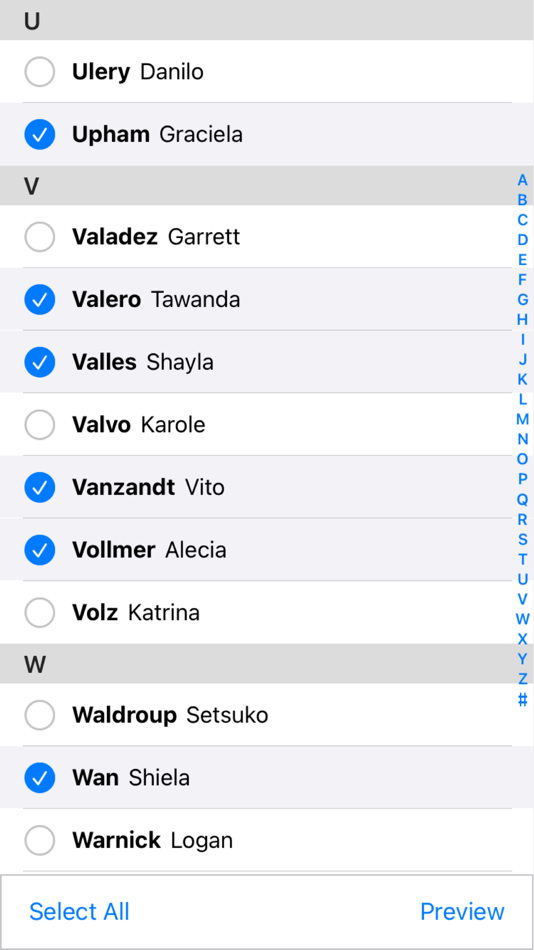 #2. Contacter (iOS) 来自: Giuseppe Cigala