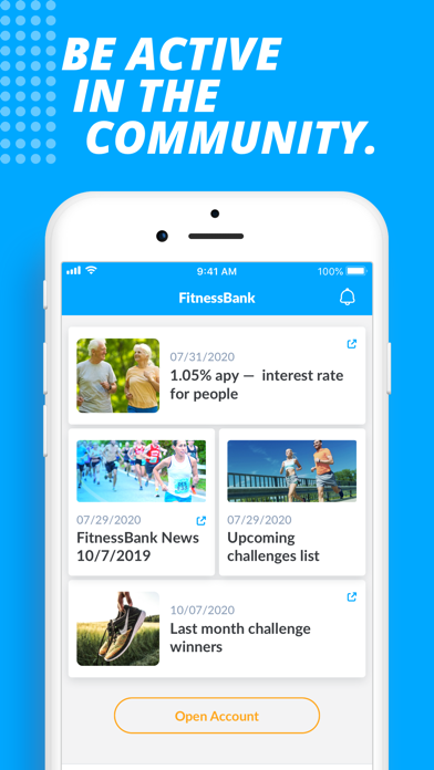 FitnessBank Step Tracker Screenshot