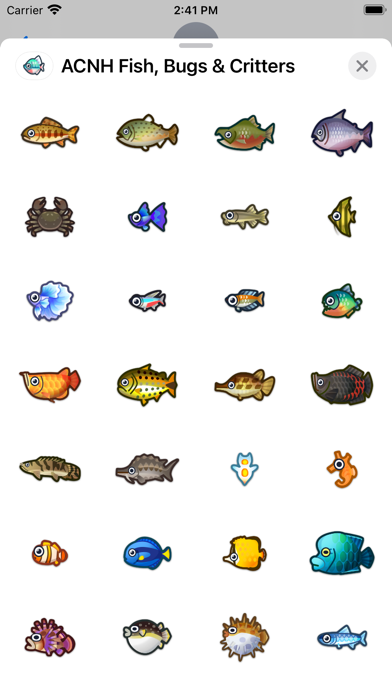 ACNH Fish, Bugs & Critters Screenshot