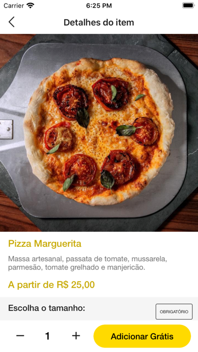 Yellow Delivery Food Screenshot