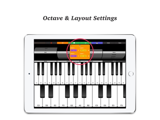 E Piano Synth - Keyboard Tiles iPad screenshot 4 - Music app