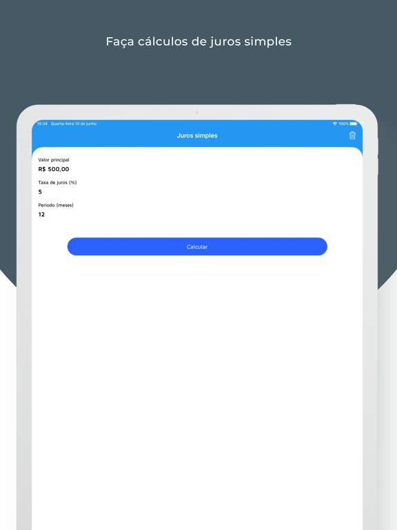 Screenshot #5 pour Juros simples e compostos