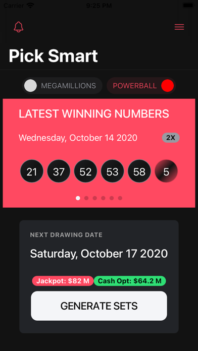 Pick Smart - lottery Screenshot