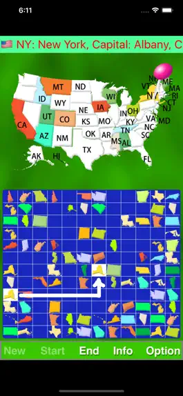 Game screenshot Map Solitaire - USA apk