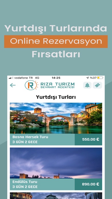 Rıza Turizm Screenshot