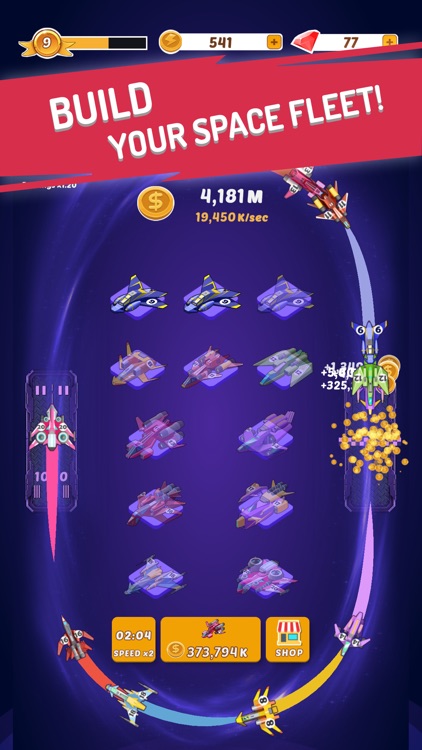 Merge Spaceships - Idle Game