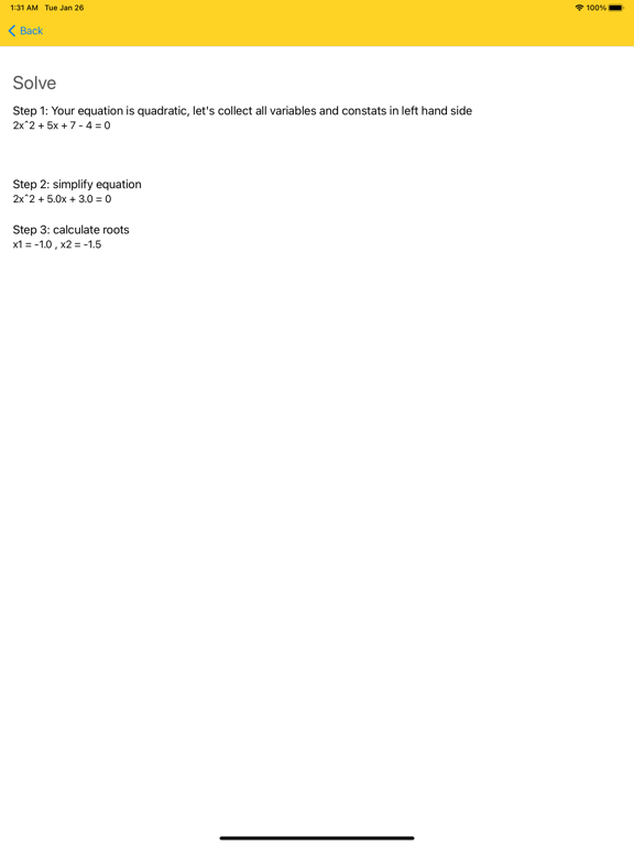 Screenshot #5 pour Algebra Calculator App