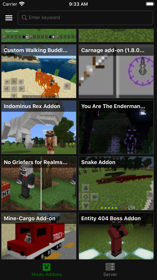 #6. Addons Server for Minecraft PE (iOS) Podle: Giang Pham Thi