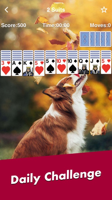 Spider Solitaire Poker Game Screenshot