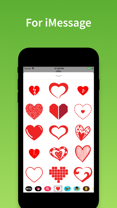 Hearts - Stickers & emoji Screenshot