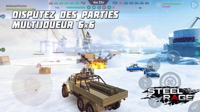 Screenshot #1 pour Steel Rage: Mech Cars PvP War