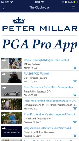 Game screenshot Peter Millar PGA Pro App apk