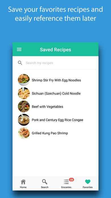 Chinese Recipes & Meals Screenshot