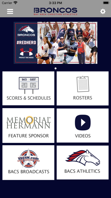 Bay Area Christian Athletics Screenshot