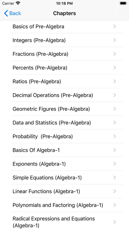 Math for Middle School