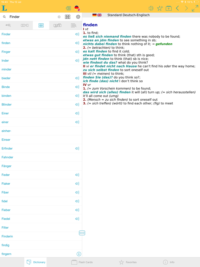 Big German English Dictionary