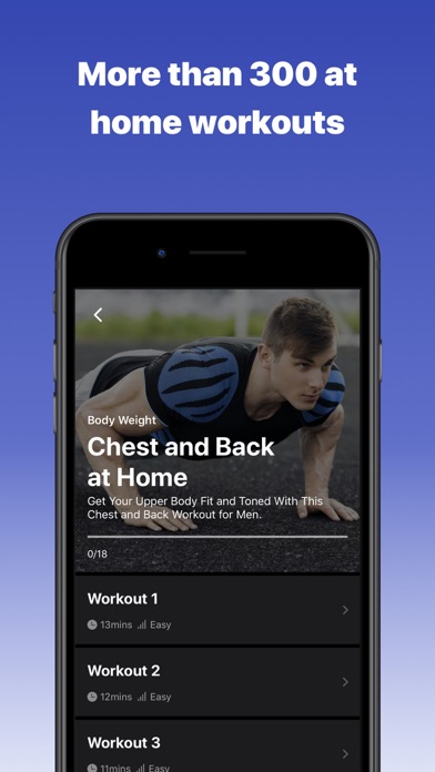 MuscleMen: Home & Gym Workout Screenshot