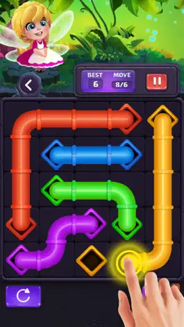 Game screenshot Line Fill: Color Pipe Puzzle mod apk