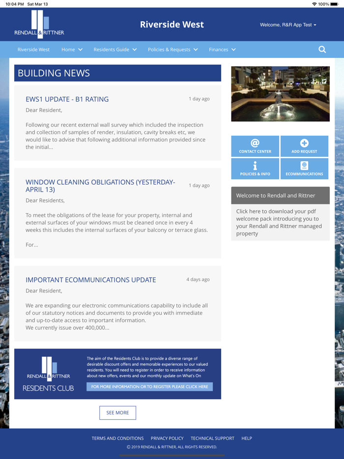 Rendall and Rittner Online