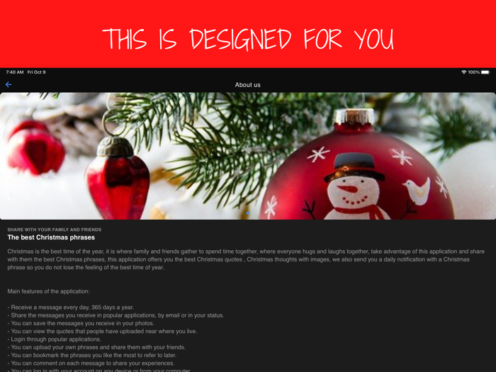 Christmas Postcards App