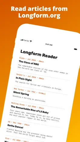 Game screenshot Longform Reader mod apk