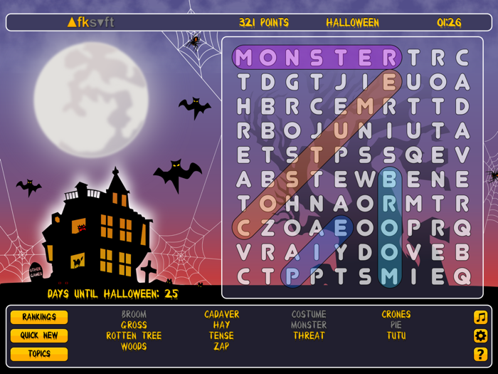 WordSearch Halloween