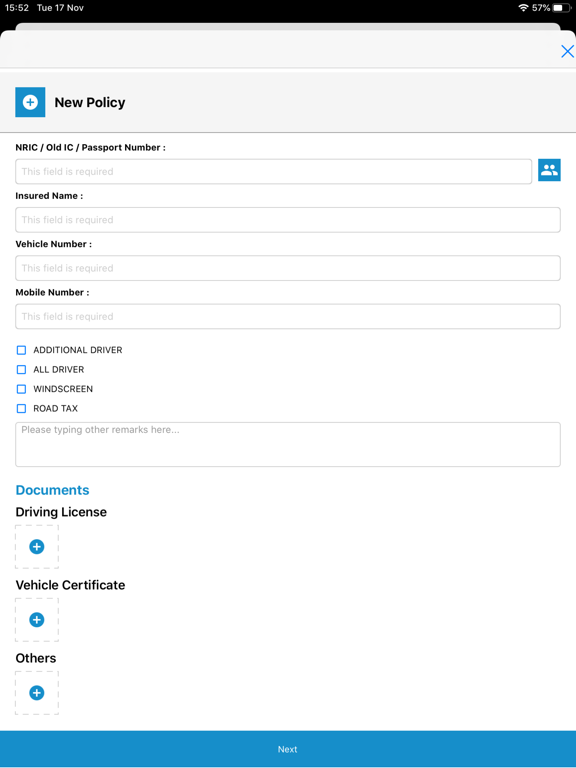 App screenshot