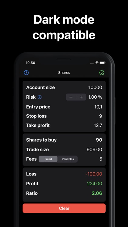 TradeSize - risk profit ratio screenshot-4