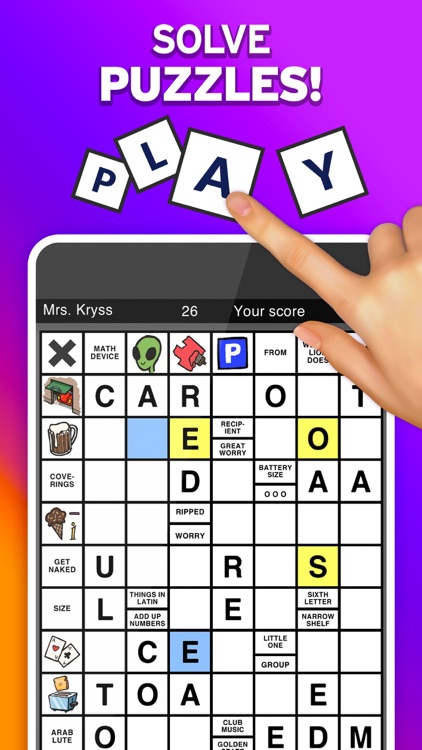 Pure Crosswords - the best Crossword Puzzle Word Game ever