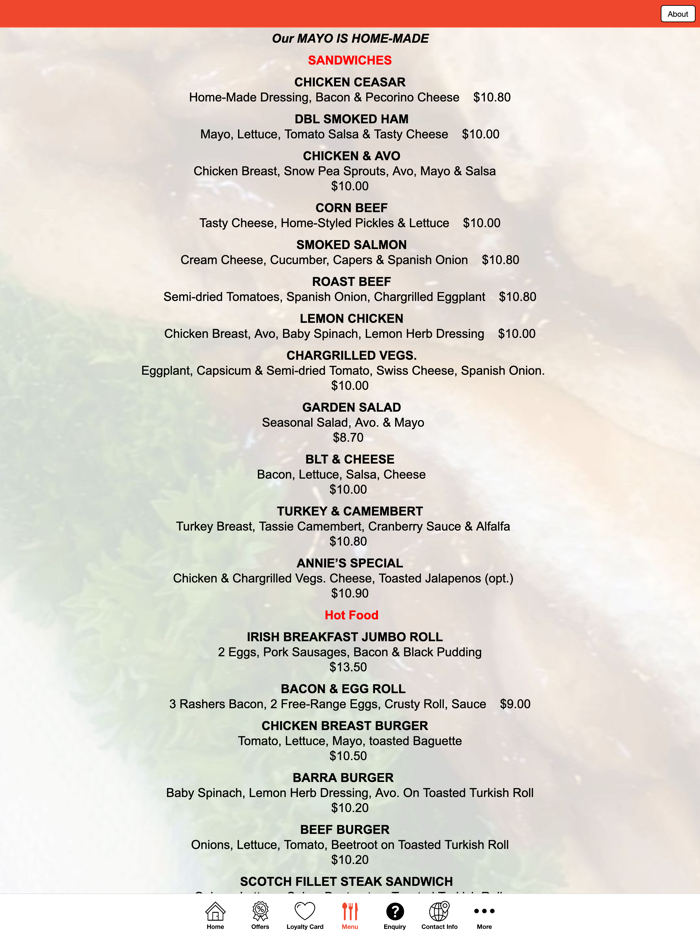 Murrays Sandwich Shop