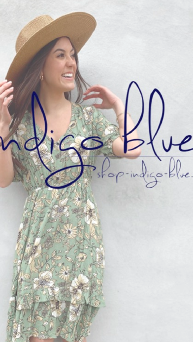 Shop Indigo Blue Screenshot