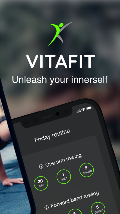 VitaFit Training Screenshot