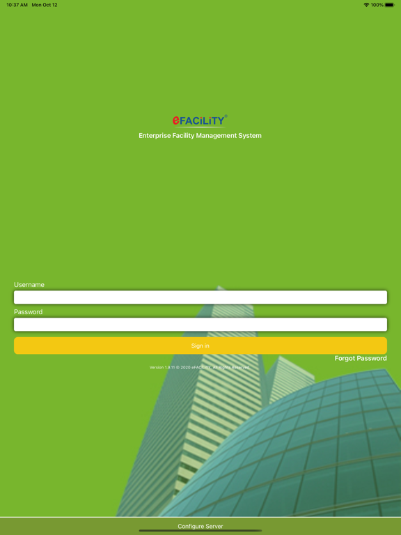 Screenshot #4 pour eFACiLiTY® Smart Facility App