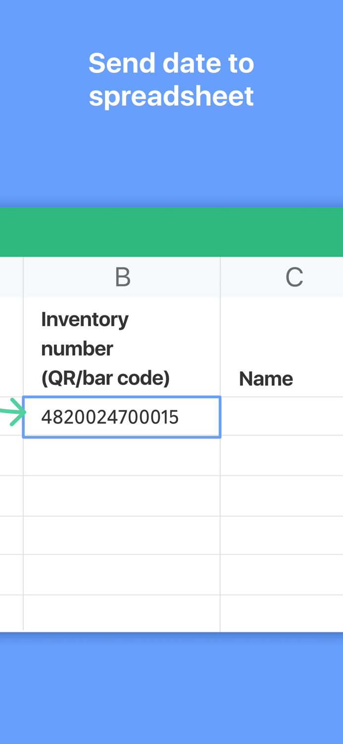 Spreadsheet data entry