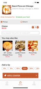 Bacci Pizza screenshot #4 for iPhone