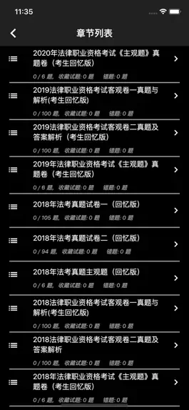 Game screenshot 司法考试题集 apk