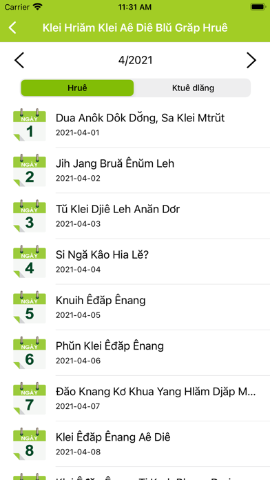 Bài Học Kinh Thánh Tiếng Ê-đê Screenshot
