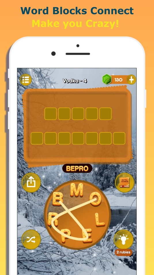 #1. Word Blocks Connect (iOS) Podle: Lam Nguyen