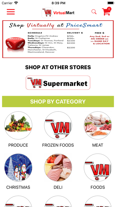 Virtual Mart Jamaica Screenshot